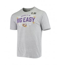 Men's Branded Heathered Gray LSU Tigers Post T-shirt $19.80 T-Shirts