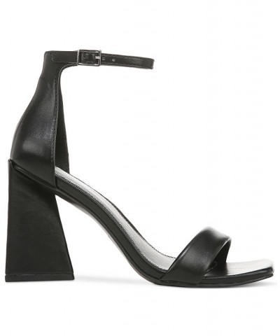 Women's Appel Two-Piece Flared-Heel Dress Sandals Black $28.95 Shoes