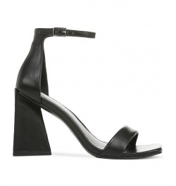 Women's Appel Two-Piece Flared-Heel Dress Sandals Black $28.95 Shoes