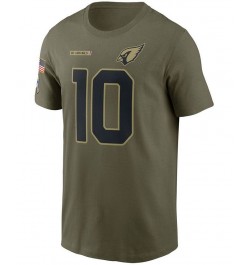 Men's DeAndre Hopkins Camo Arizona Cardinals 2021 Salute To Service Name and Number T-shirt $18.40 T-Shirts