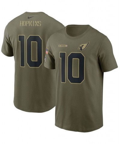 Men's DeAndre Hopkins Camo Arizona Cardinals 2021 Salute To Service Name and Number T-shirt $18.40 T-Shirts