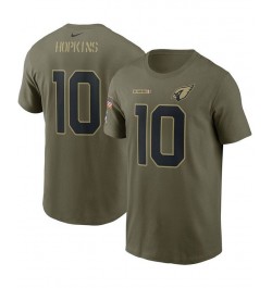 Men's DeAndre Hopkins Camo Arizona Cardinals 2021 Salute To Service Name and Number T-shirt $18.40 T-Shirts