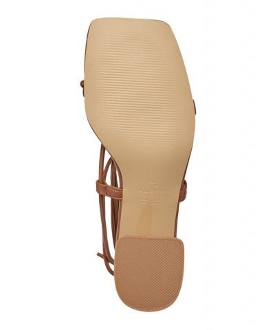 Women's Lace-Up Dress Sandals Tan/Beige $52.92 Shoes