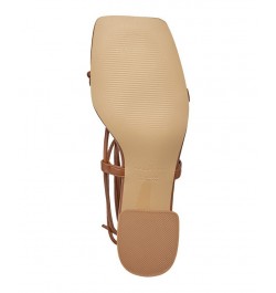 Women's Lace-Up Dress Sandals Tan/Beige $52.92 Shoes