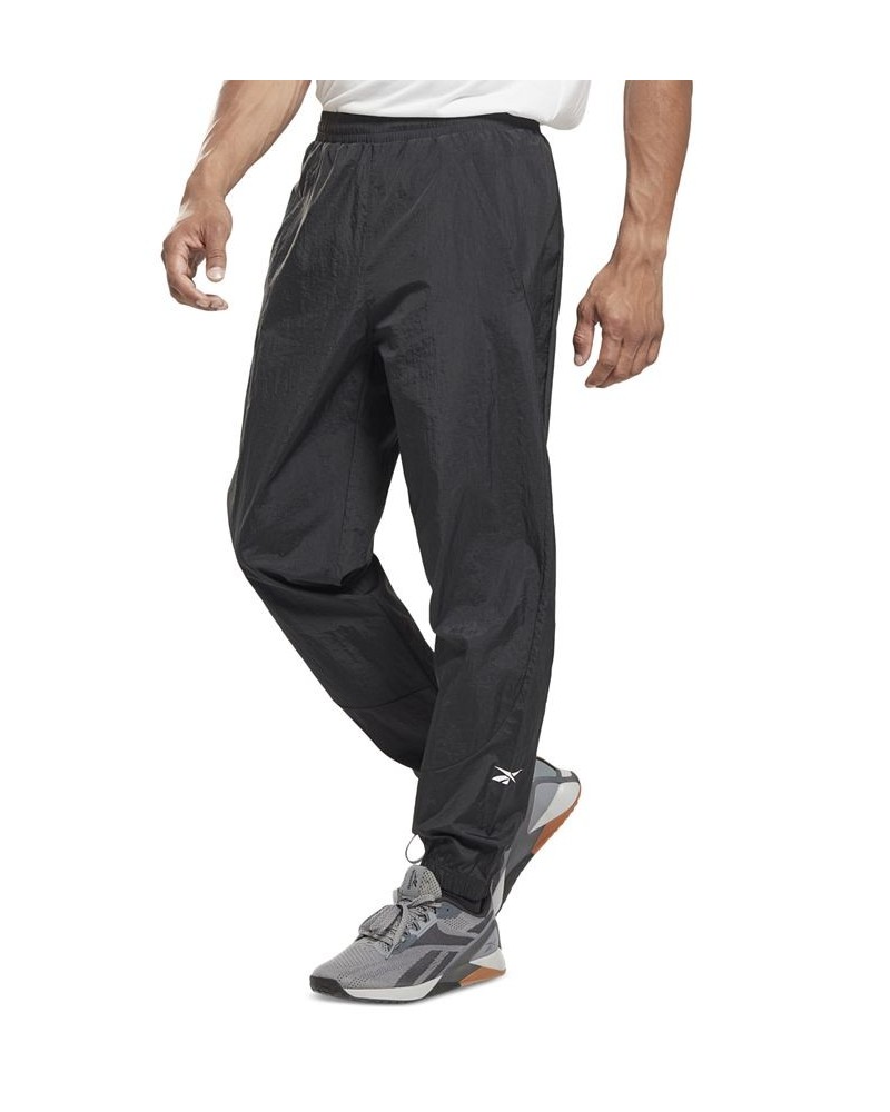 Men's Regular-Fit Training Performance Joggers Black $22.55 Pants