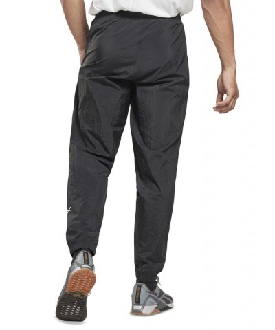 Men's Regular-Fit Training Performance Joggers Black $22.55 Pants