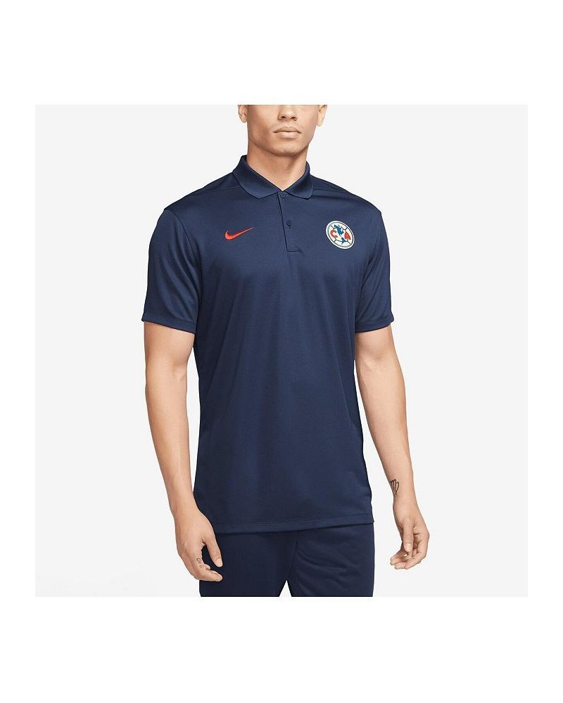 Men's Navy Club America Victory Performance Polo Shirt $33.84 Polo Shirts