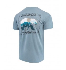 Men's Blue Arkansas Razorbacks State Scenery Comfort Colors T-shirt $21.83 T-Shirts