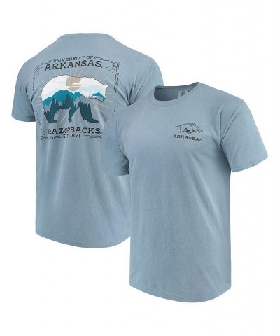 Men's Blue Arkansas Razorbacks State Scenery Comfort Colors T-shirt $21.83 T-Shirts