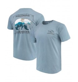 Men's Blue Arkansas Razorbacks State Scenery Comfort Colors T-shirt $21.83 T-Shirts