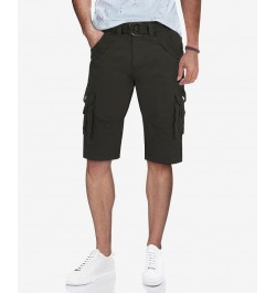 Men's Belted Double Pocket Cargo Shorts PD06 $19.95 Shorts