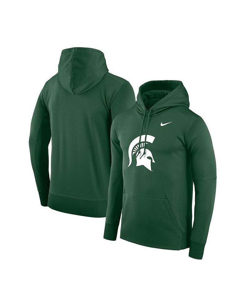 Men's Green Michigan State Spartans Performance Pullover Hoodie $44.10 Sweatshirt