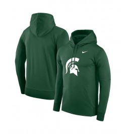 Men's Green Michigan State Spartans Performance Pullover Hoodie $44.10 Sweatshirt