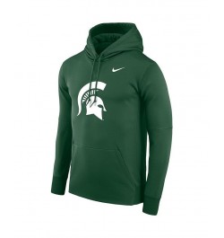 Men's Green Michigan State Spartans Performance Pullover Hoodie $44.10 Sweatshirt