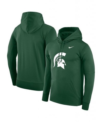 Men's Green Michigan State Spartans Performance Pullover Hoodie $44.10 Sweatshirt