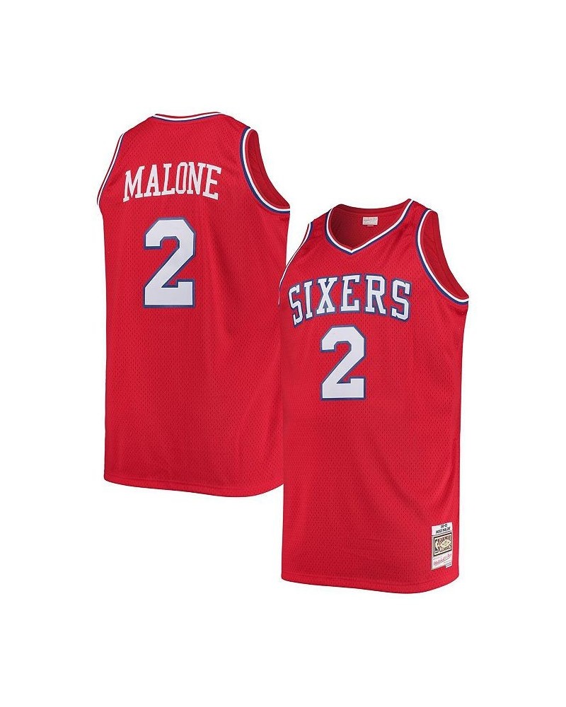 Men's Moses Malone Red Philadelphia 76ers Big and Tall Hardwood Classics Jersey $75.00 Jersey