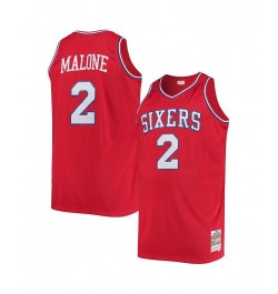 Men's Moses Malone Red Philadelphia 76ers Big and Tall Hardwood Classics Jersey $75.00 Jersey