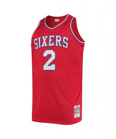 Men's Moses Malone Red Philadelphia 76ers Big and Tall Hardwood Classics Jersey $75.00 Jersey