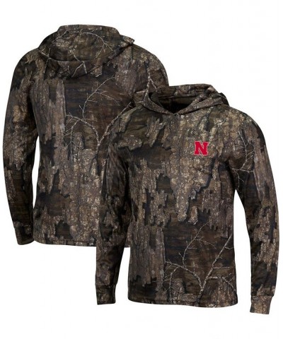 Men's Realtree Camo Nebraska Huskers Long Sleeve Hoodie T-shirt $32.50 T-Shirts