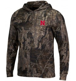 Men's Realtree Camo Nebraska Huskers Long Sleeve Hoodie T-shirt $32.50 T-Shirts