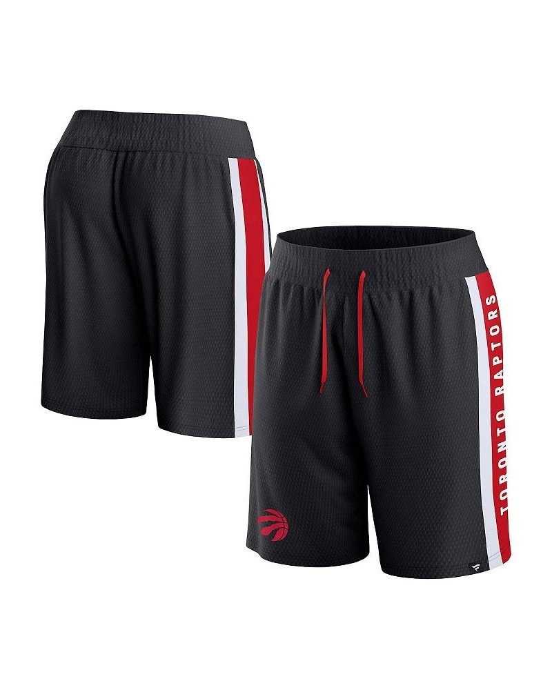 Men's Branded Black Toronto Raptors Referee Iconic Mesh Shorts $19.60 Shorts