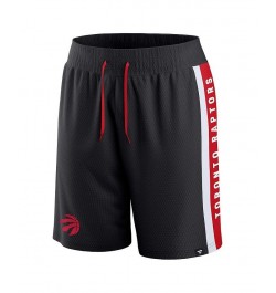 Men's Branded Black Toronto Raptors Referee Iconic Mesh Shorts $19.60 Shorts