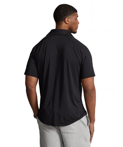 Men's Big & Tall Performance Polo Shirt Black $47.36 Polo Shirts