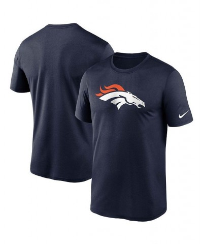 Men's Navy Denver Broncos Logo Essential Legend Performance T-Shirt $28.49 T-Shirts