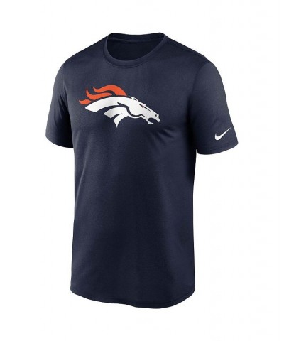 Men's Navy Denver Broncos Logo Essential Legend Performance T-Shirt $28.49 T-Shirts