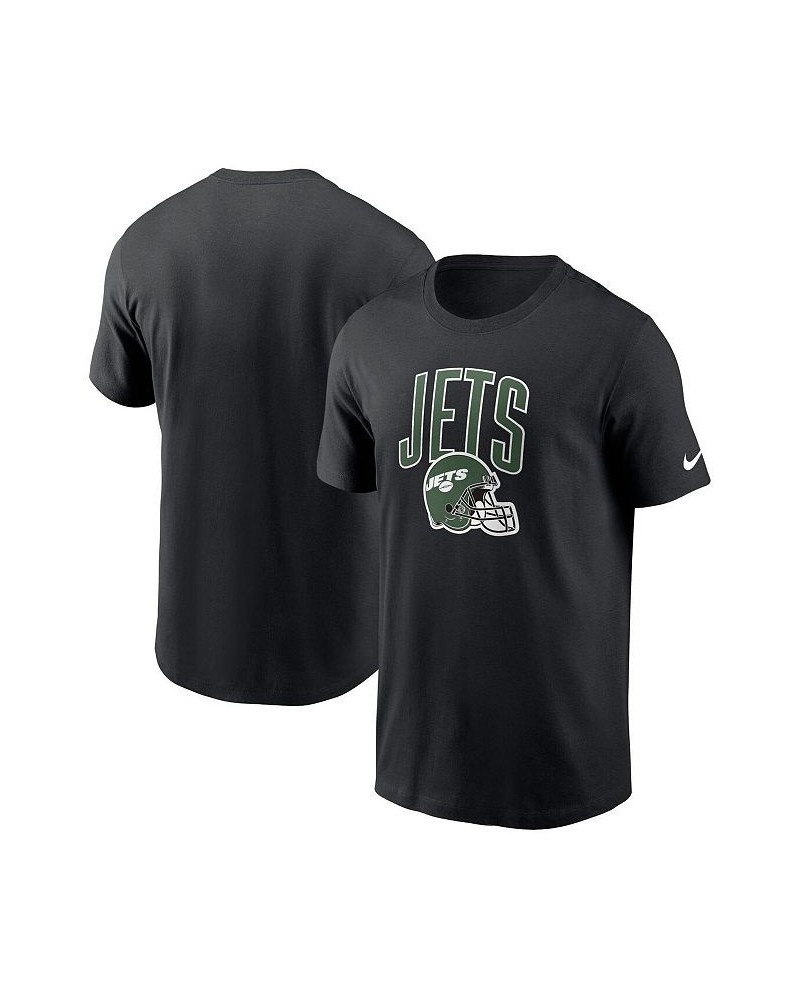 Men's Black New York Jets Team Athletic T-shirt $19.80 T-Shirts