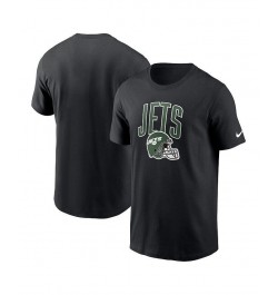 Men's Black New York Jets Team Athletic T-shirt $19.80 T-Shirts