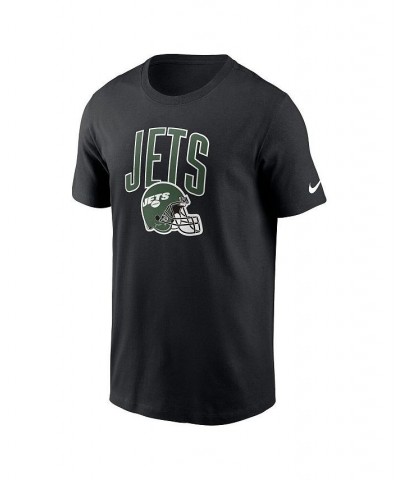 Men's Black New York Jets Team Athletic T-shirt $19.80 T-Shirts