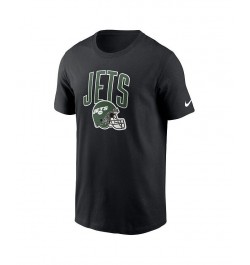 Men's Black New York Jets Team Athletic T-shirt $19.80 T-Shirts