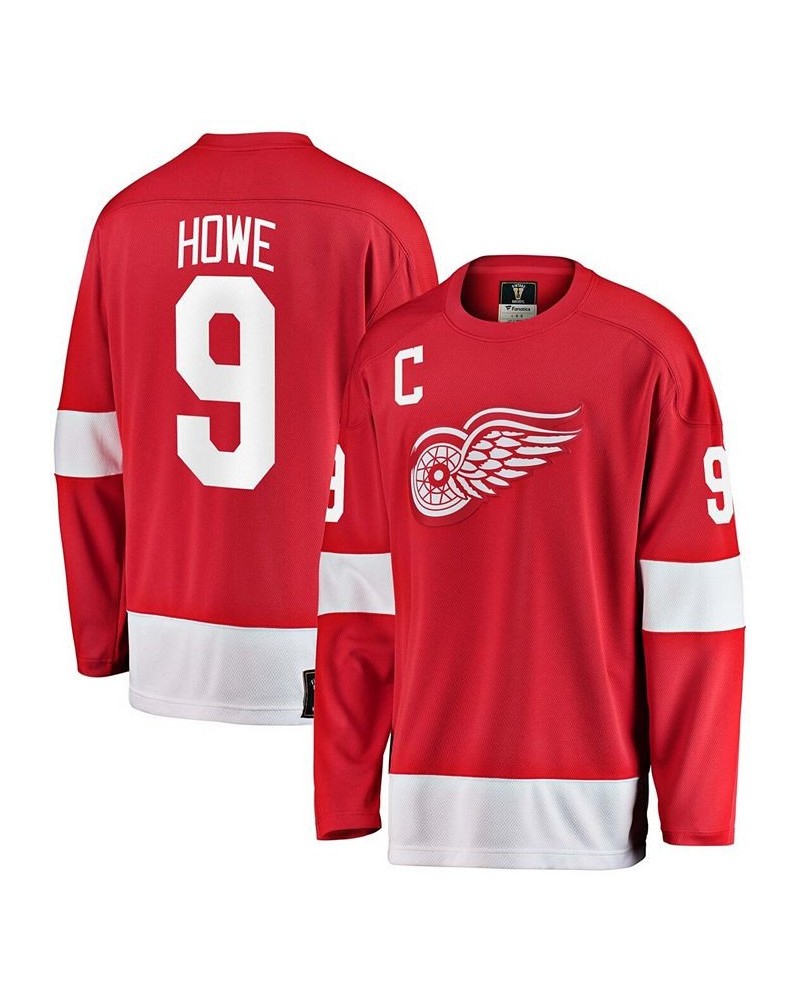 Branded Men's Gordie Howe Red Detroit Red Wings Premier Breakaway Retired Player Jersey $86.40 Jersey