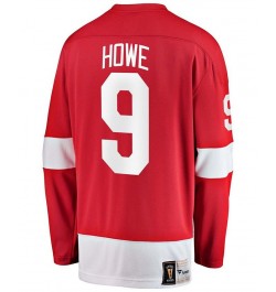 Branded Men's Gordie Howe Red Detroit Red Wings Premier Breakaway Retired Player Jersey $86.40 Jersey