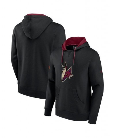 Men's Branded Black, Garnet Arizona Coyotes Special Edition 2.0 Team Logo Pullover Hoodie $41.00 Sweatshirt