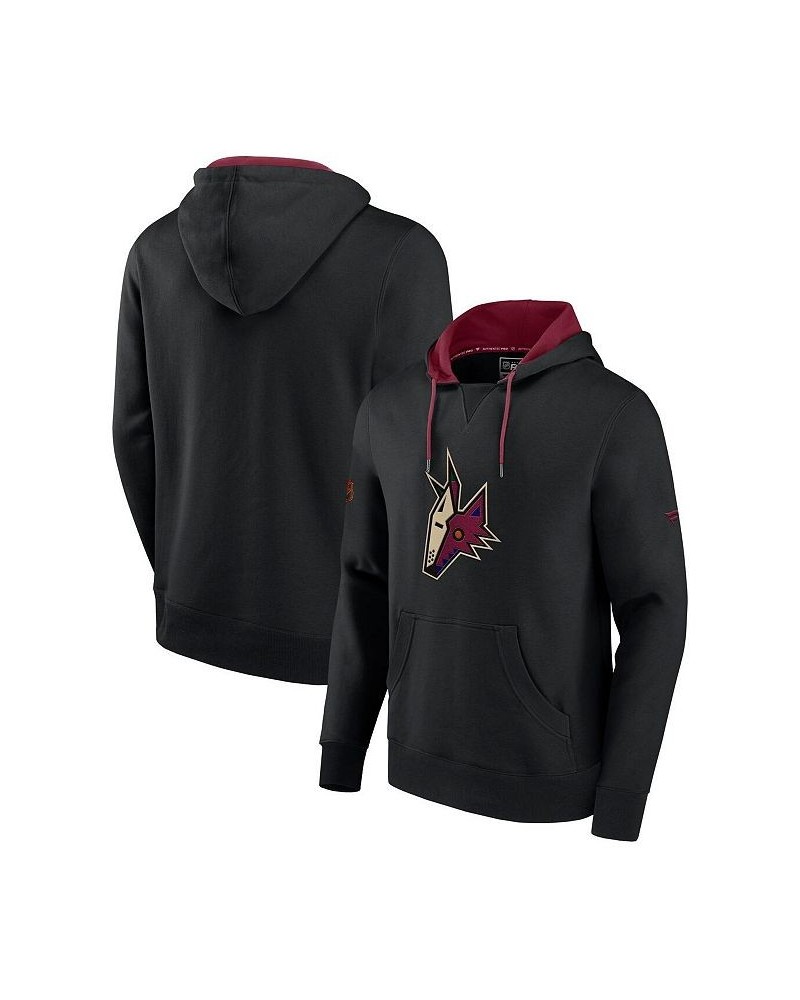 Men's Branded Black, Garnet Arizona Coyotes Special Edition 2.0 Team Logo Pullover Hoodie $41.00 Sweatshirt