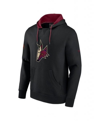 Men's Branded Black, Garnet Arizona Coyotes Special Edition 2.0 Team Logo Pullover Hoodie $41.00 Sweatshirt