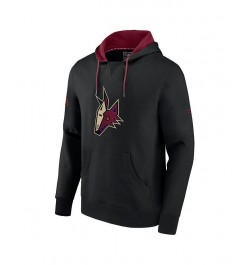 Men's Branded Black, Garnet Arizona Coyotes Special Edition 2.0 Team Logo Pullover Hoodie $41.00 Sweatshirt