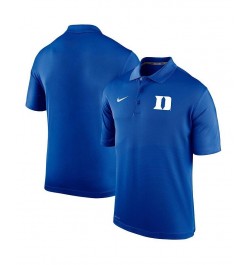 Men's Royal Duke Blue Devils Big and Tall Primary Logo Varsity Performance Polo Shirt $34.09 Polo Shirts