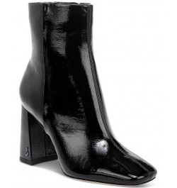 Women's Codie Block-Heel Booties Black $45.00 Shoes