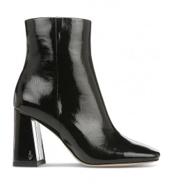 Women's Codie Block-Heel Booties Black $45.00 Shoes