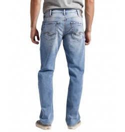 Men's Eddie Athletic Fit Tapered Leg Jeans Blue $37.84 Jeans