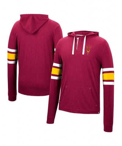 Men's Maroon Arizona State Sun Devils Lebowski Hoodie Long Sleeve T-shirt $18.40 T-Shirts