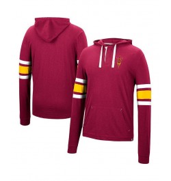 Men's Maroon Arizona State Sun Devils Lebowski Hoodie Long Sleeve T-shirt $18.40 T-Shirts