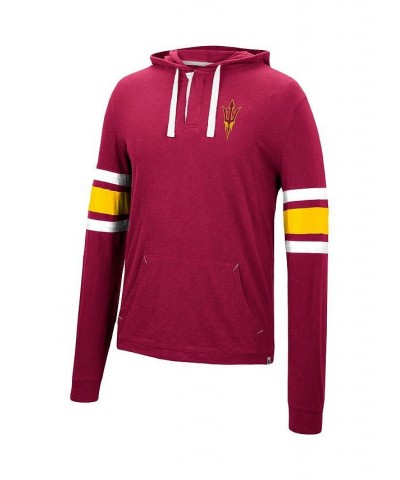 Men's Maroon Arizona State Sun Devils Lebowski Hoodie Long Sleeve T-shirt $18.40 T-Shirts