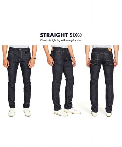 Men's Straight Six Stretch Jeans Navy $35.70 Jeans