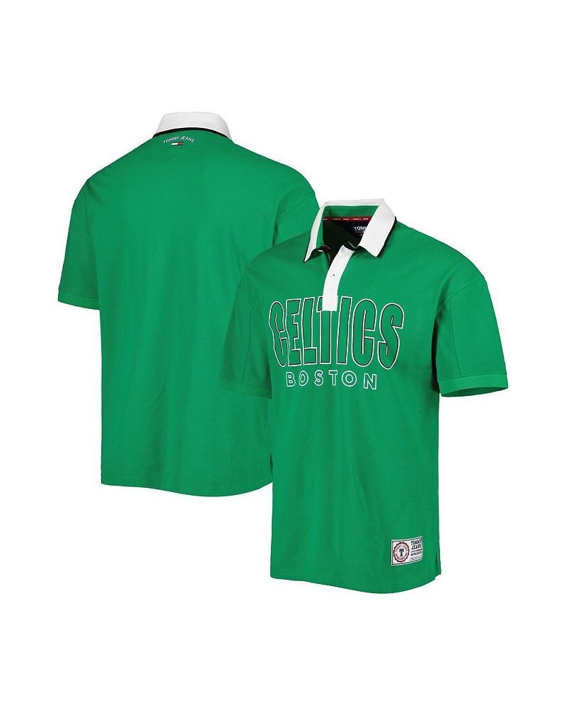 Men's Kelly Green Boston Celtics Stanley Pique Polo Shirt $39.60 Polo Shirts