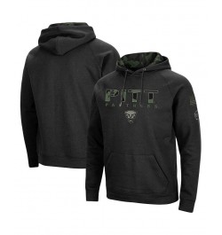 Men's Black Pitt Panthers OHT Military-Inspired Appreciation Camo Pullover Hoodie $36.00 Sweatshirt