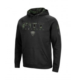 Men's Black Pitt Panthers OHT Military-Inspired Appreciation Camo Pullover Hoodie $36.00 Sweatshirt